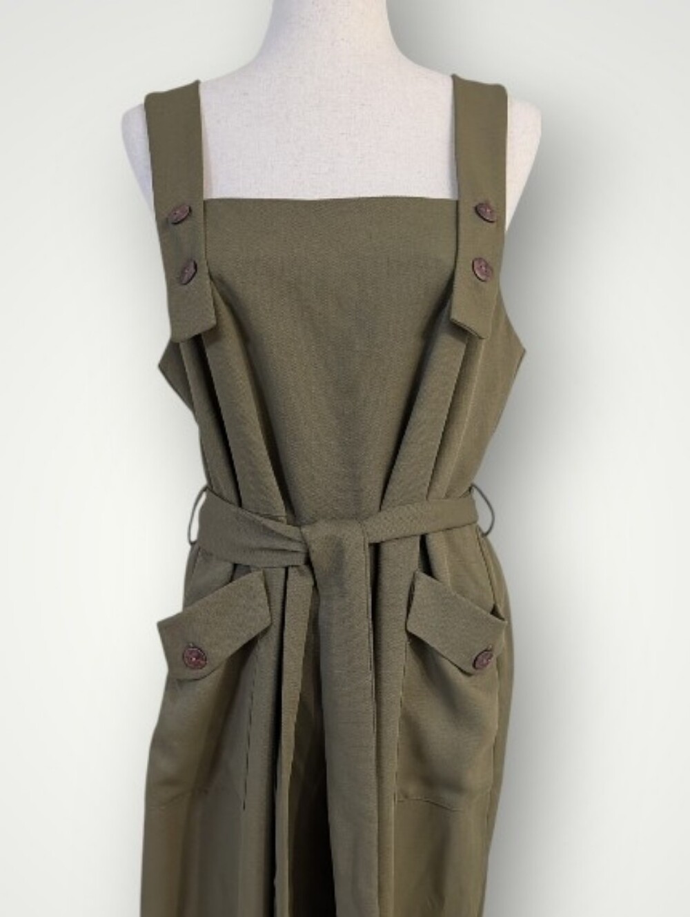 Topshop NWT Women’s Pinafore Wide Leg Jumpsuit - Picture 3 of 14
